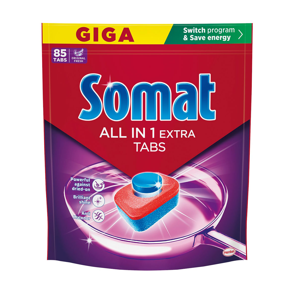 Таблетки для посудомийної машини Somat All in 1 Extra, 85 шт
